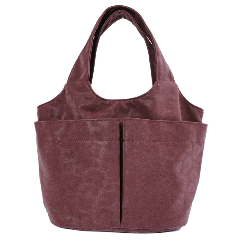 Stylish Faux Leather Tote Bag