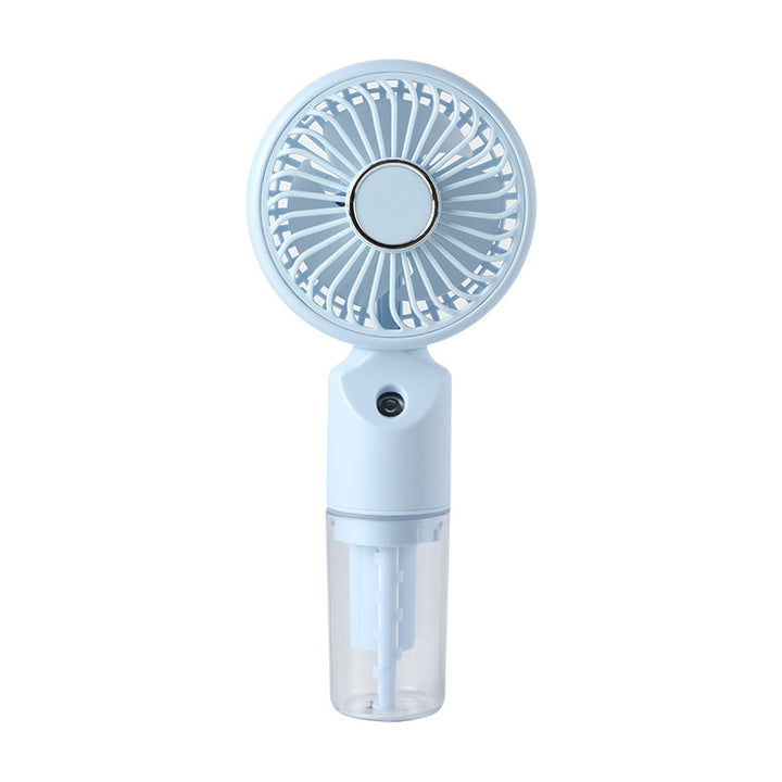 Unisex Portable Hand Fan with Integrated Spray Function Stornfield