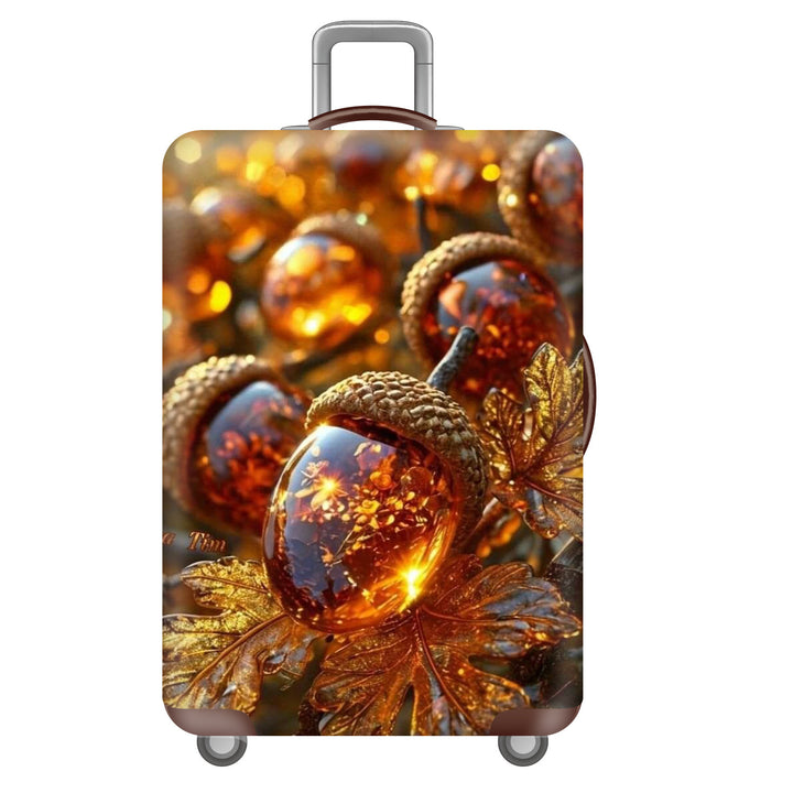Unisex hard-shell travel suitcase with imaginative, cultural motif Stornfield