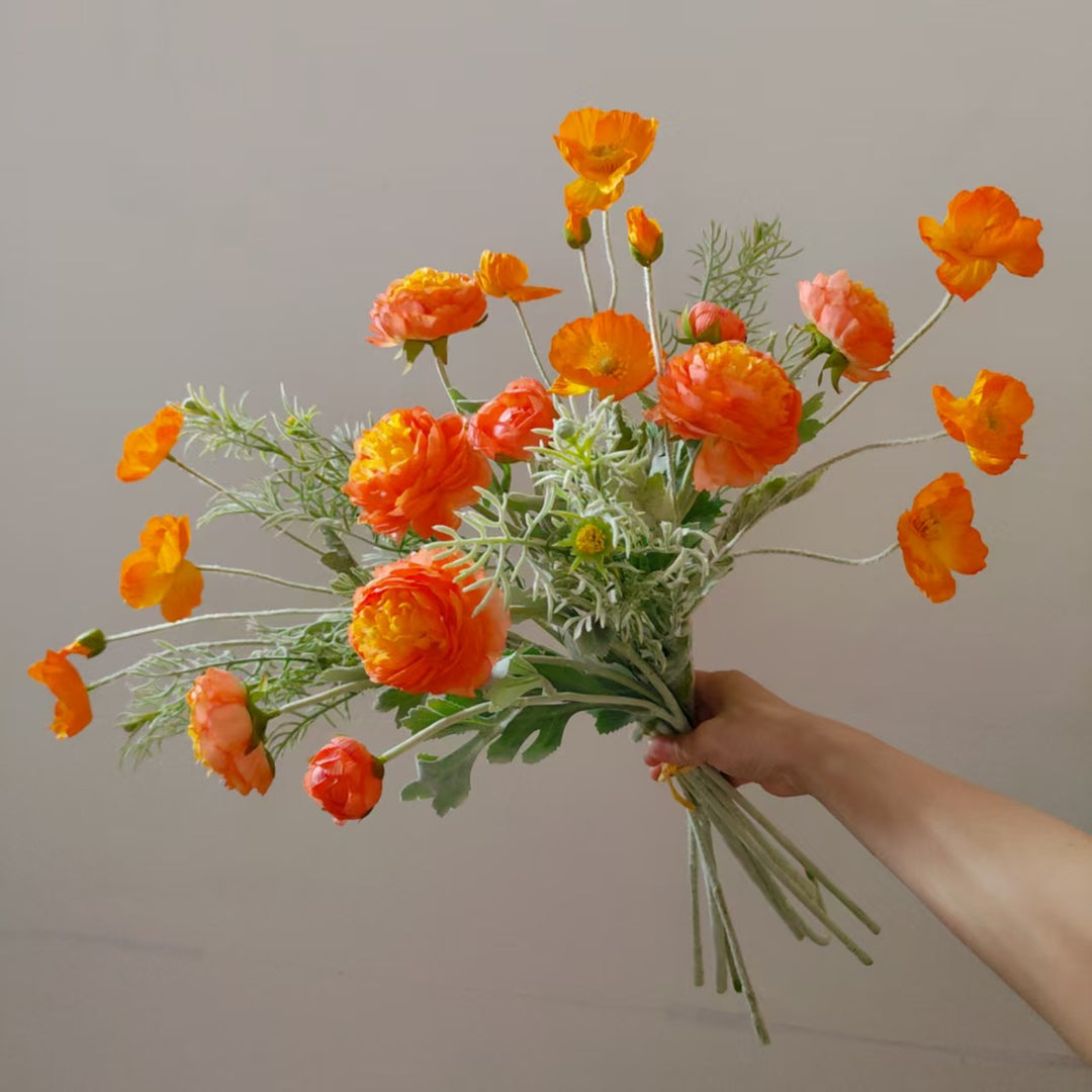 Lifelike Floral Bouquet Arrangement