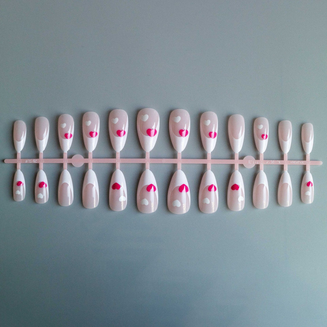 Heart-Themed Stiletto Nail Art Kit