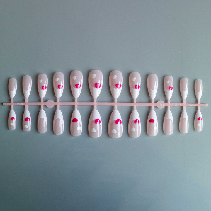 Heart-Themed Stiletto Nail Art Kit