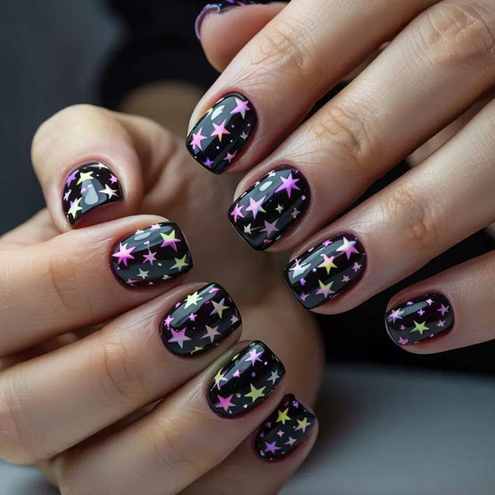 Starry Night Themed Nail Art Extensions Stornfield