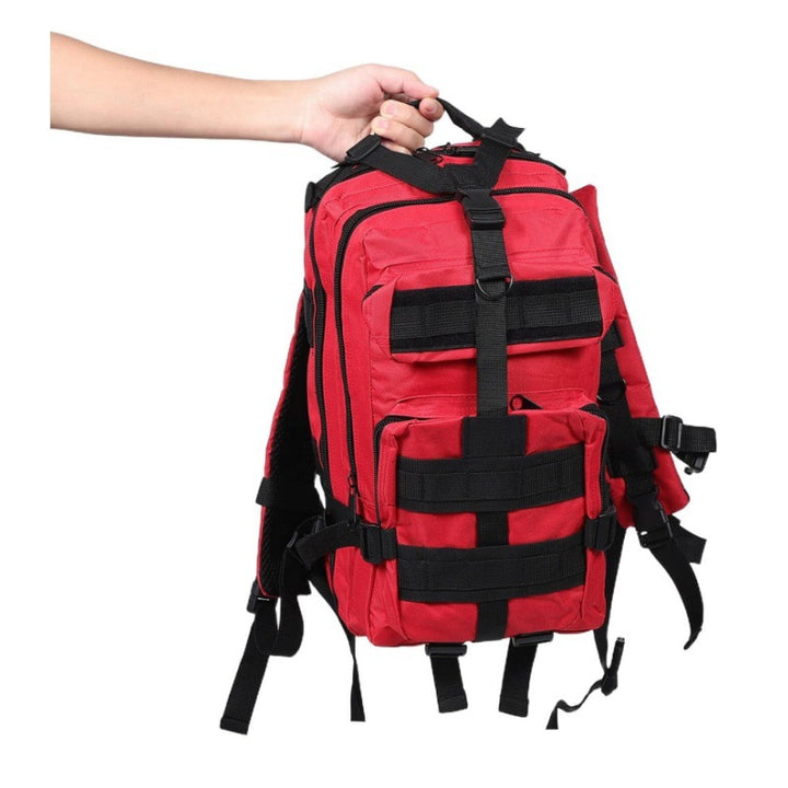 Multifunctional sports bag with adjustable shoulder straps and multiple compartments Stornfield