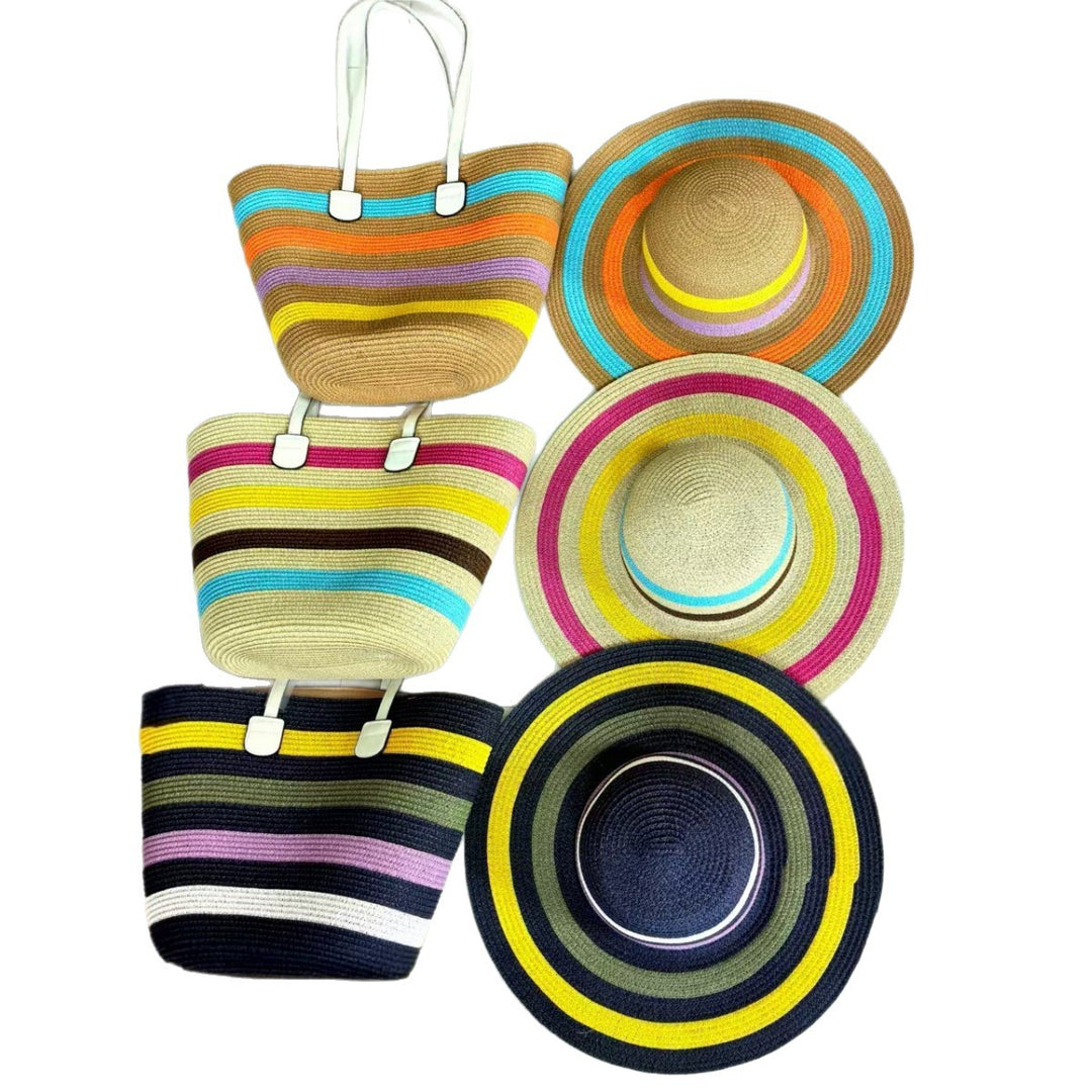 Beach bag with matching sun hat Stornfield