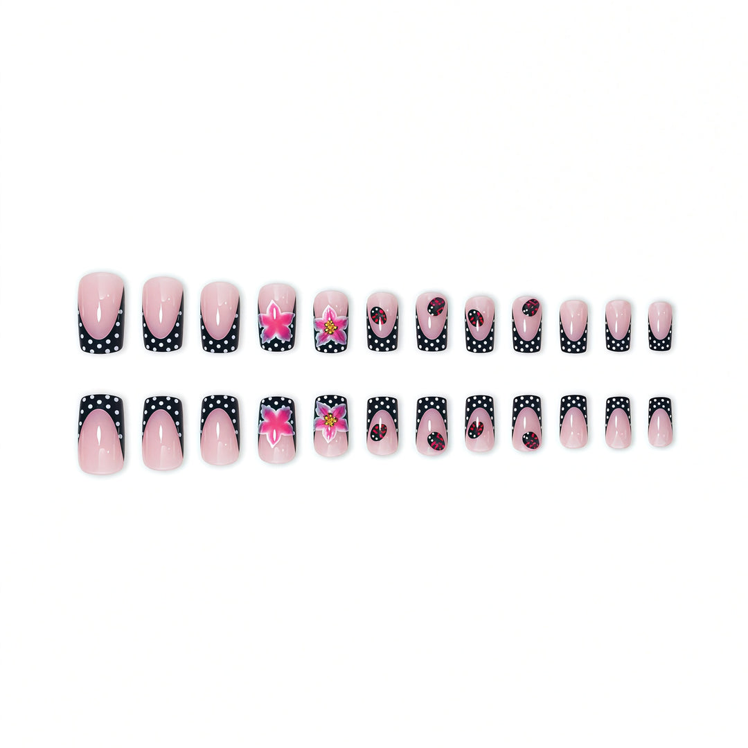 Floral-Patterned Nail Art Extensions Stornfield