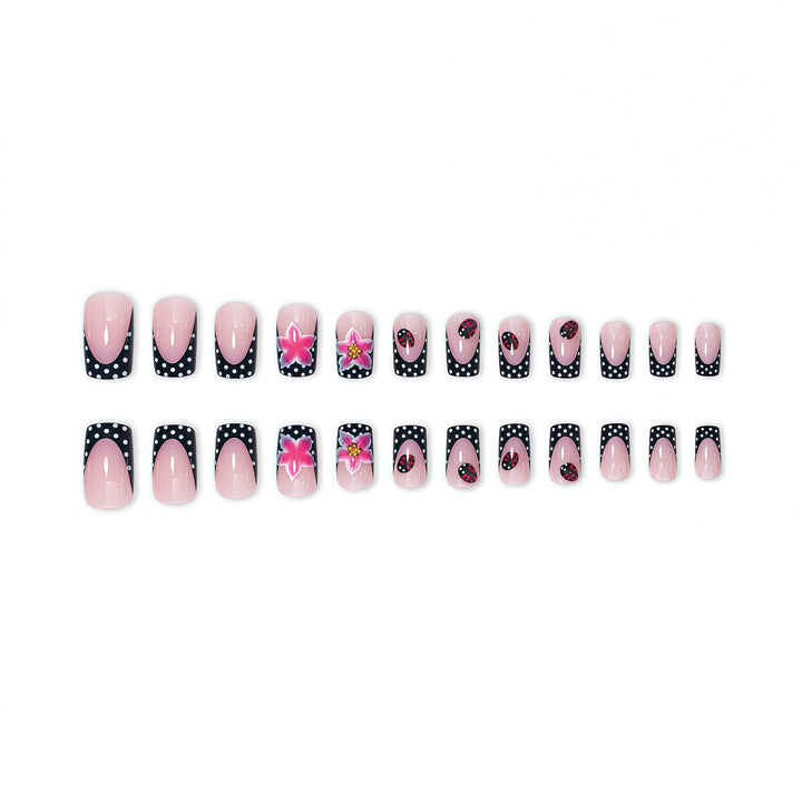 Floral-Patterned Nail Art Extensions Stornfield