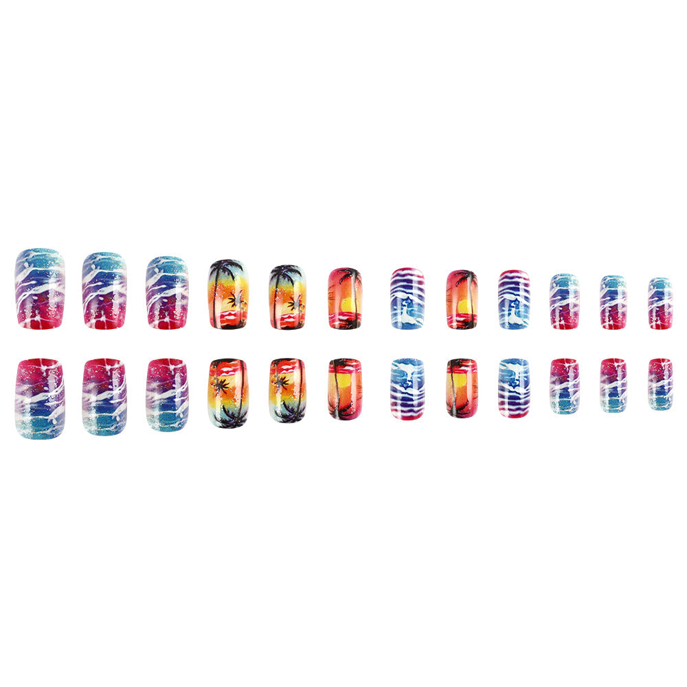 Tropical Sunset Nail Art Set Stornfield