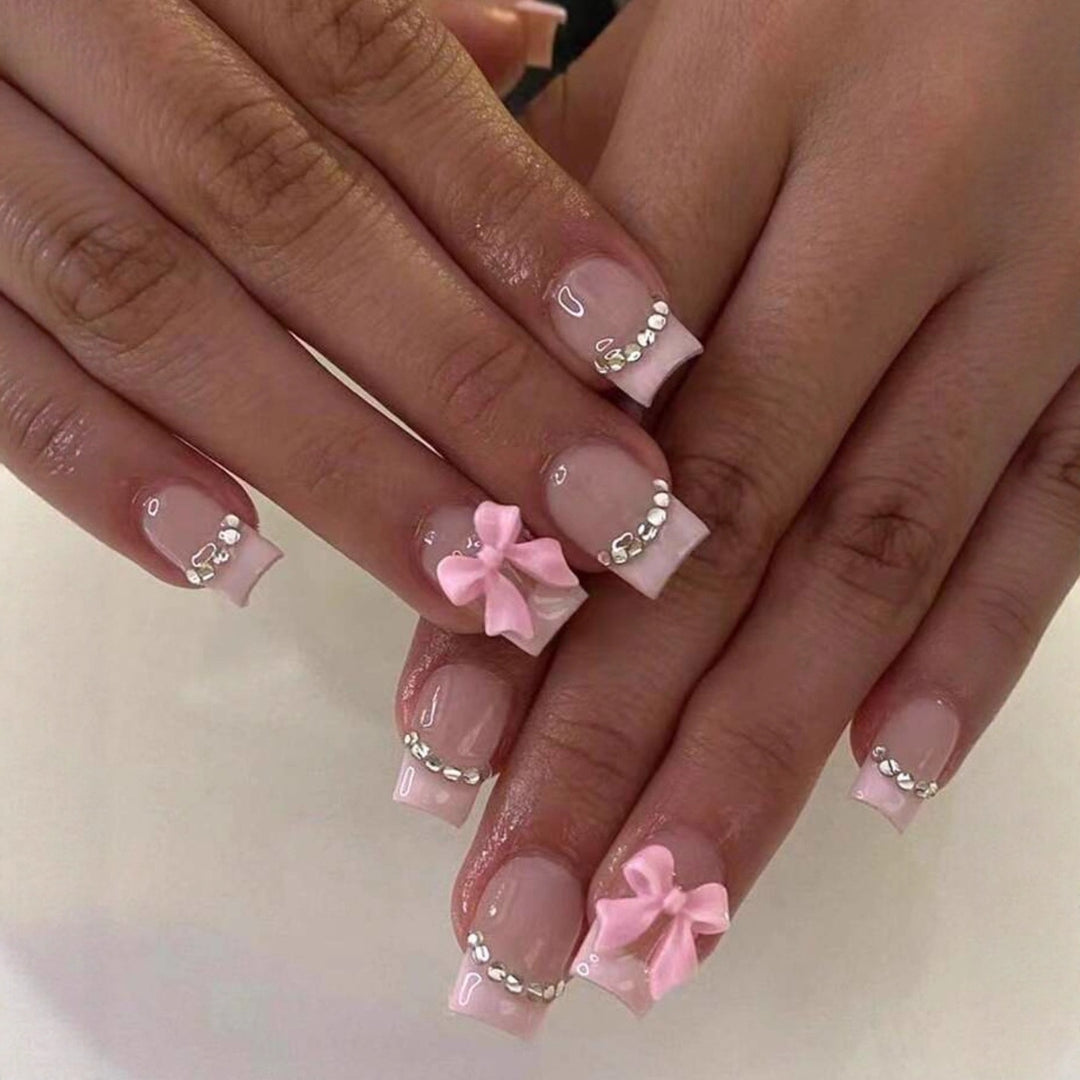 Artificial Nail Set with Decoration Stornfield