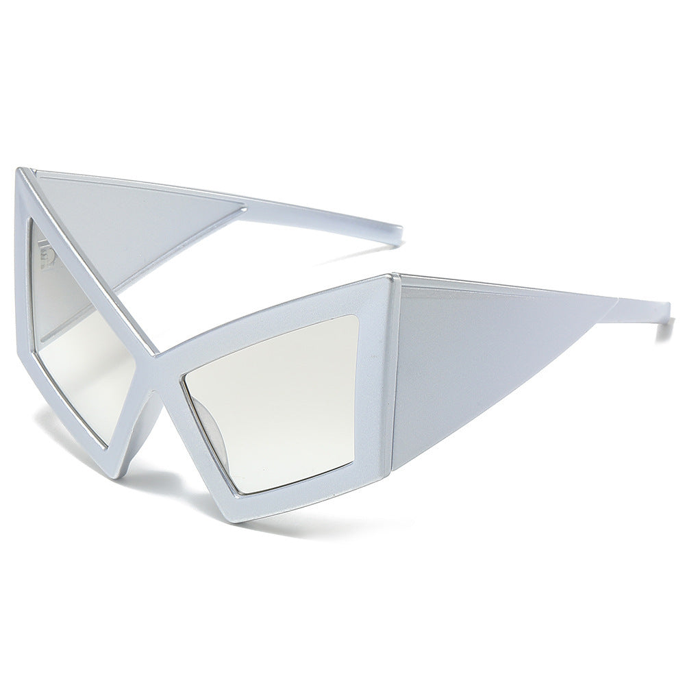 Futuristic Geometric Shield Sunglasses Stornfield