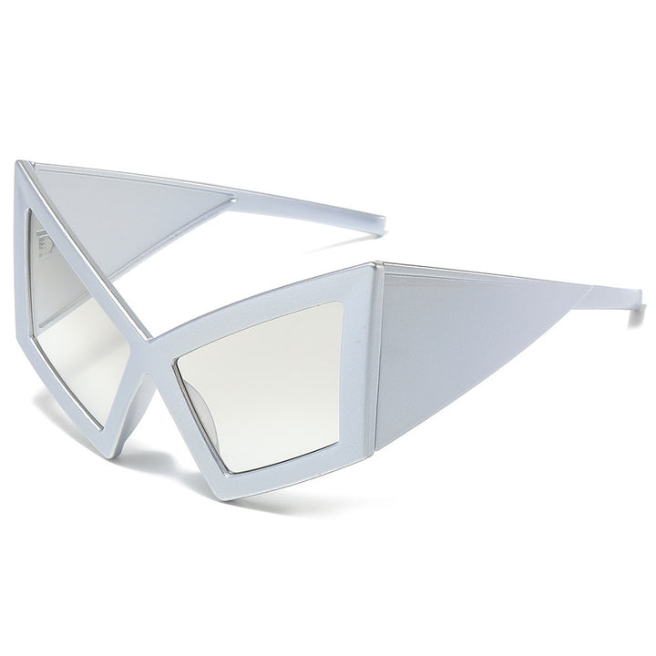 Futuristic Geometric Shield Sunglasses Stornfield