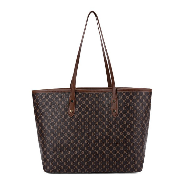 Elegant Geometric Print Tote Bag