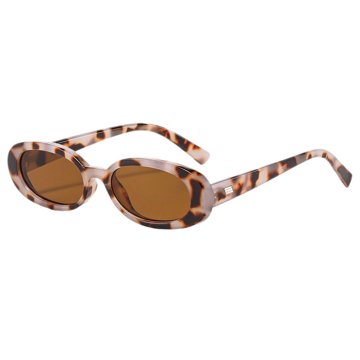 Women's fashionable sunglasses with oval frame and trendy lenses Stornfield