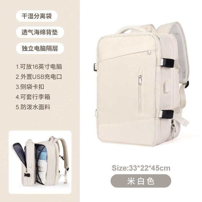 Multifunctional Laptop Backpack with USB Charging Port and Water-Repellent Material Stornfield