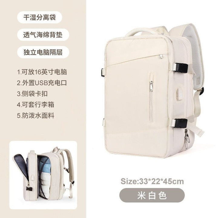 Multifunctional Laptop Backpack with USB Charging Port and Water-Repellent Material Stornfield
