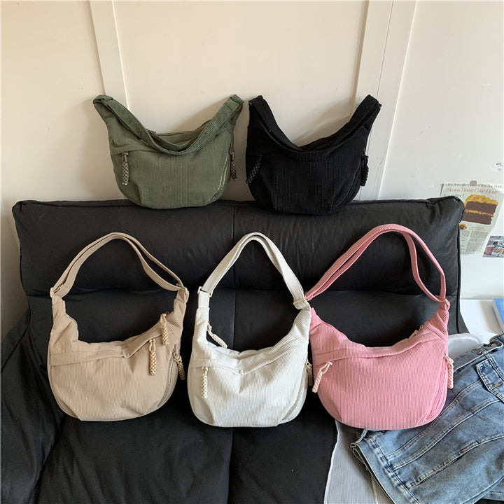Shoulder bag with artistic fan design Stornfield