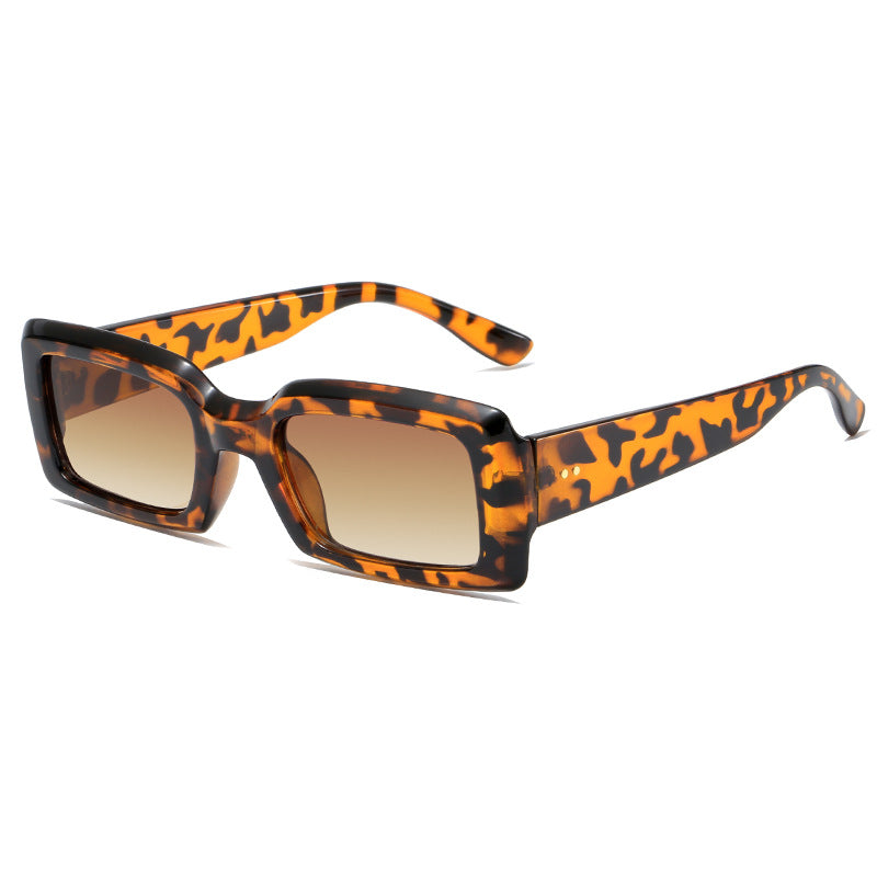 Ladies stylish square sunglasses with mirrored lenses Stornfield