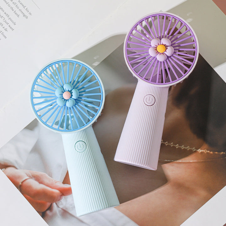 Unisex Portable Hand Fan with Colorful Design Stornfield