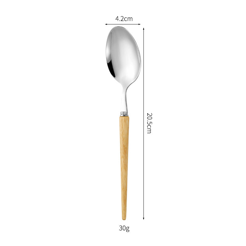 Professional and ergonomic bread knife with wooden handle Stornfield