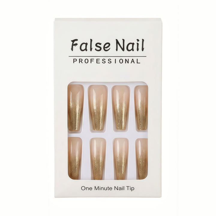 Artificial nails with elegant glitter gradient Stornfield