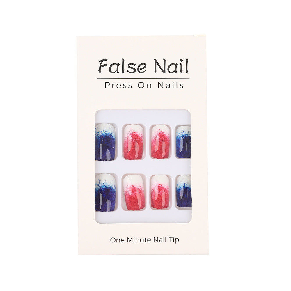 Art nails in creative gradient colors Stornfield