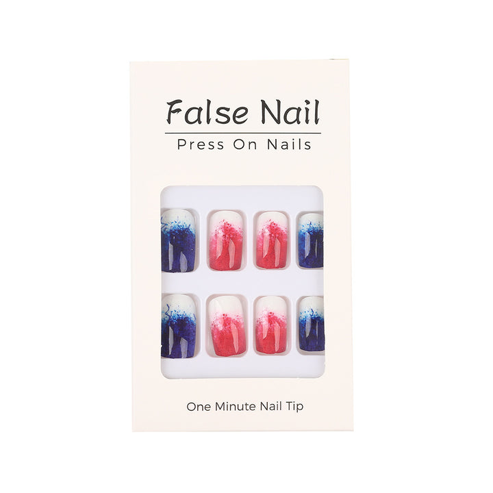 Art nails in creative gradient colors Stornfield