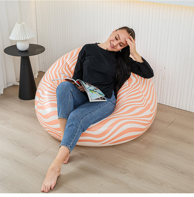 Women Inflatable Relax Lounge Chair with Footrest Stornfield