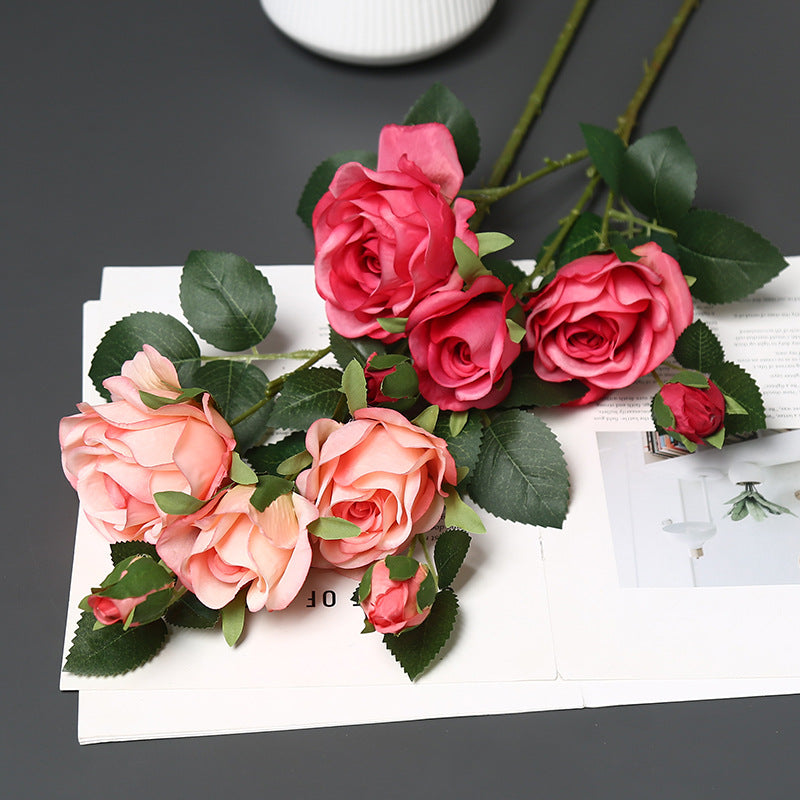 Soft Silk Rose Arrangement