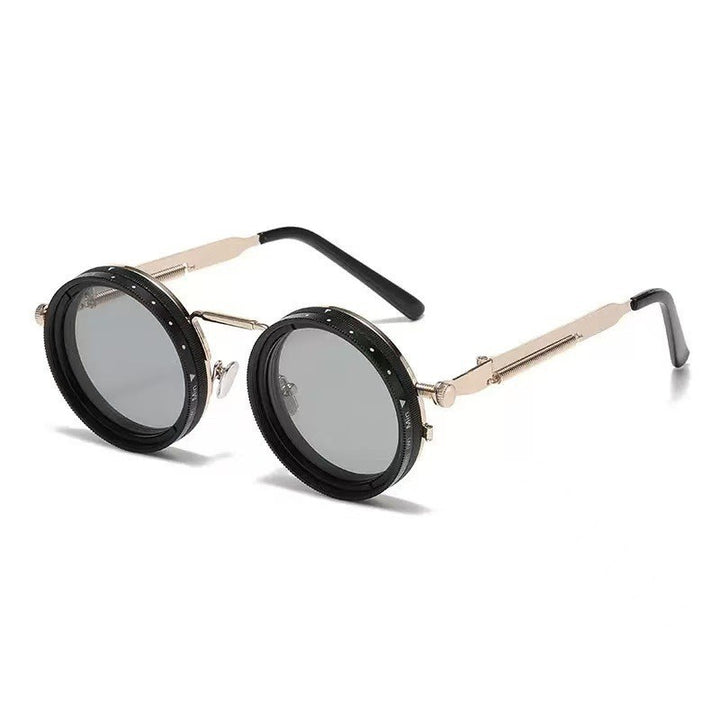 Ladies vintage inspired round sunglasses with unique frame Stornfield