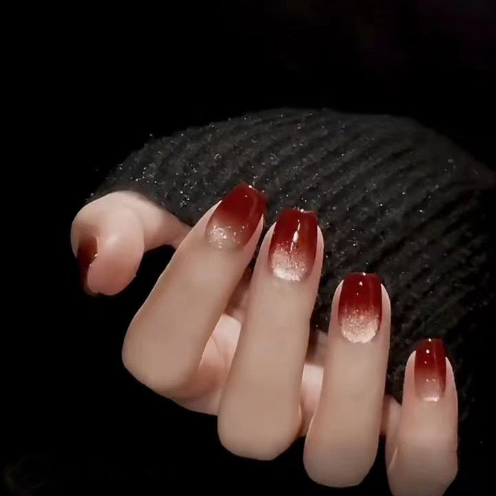 Glamorous Gradient Press-On Nail Set
