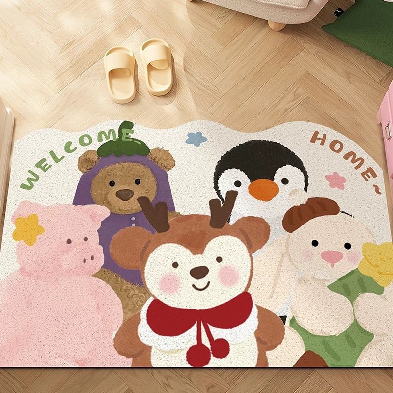 Playful Animal-Themed Area Rug