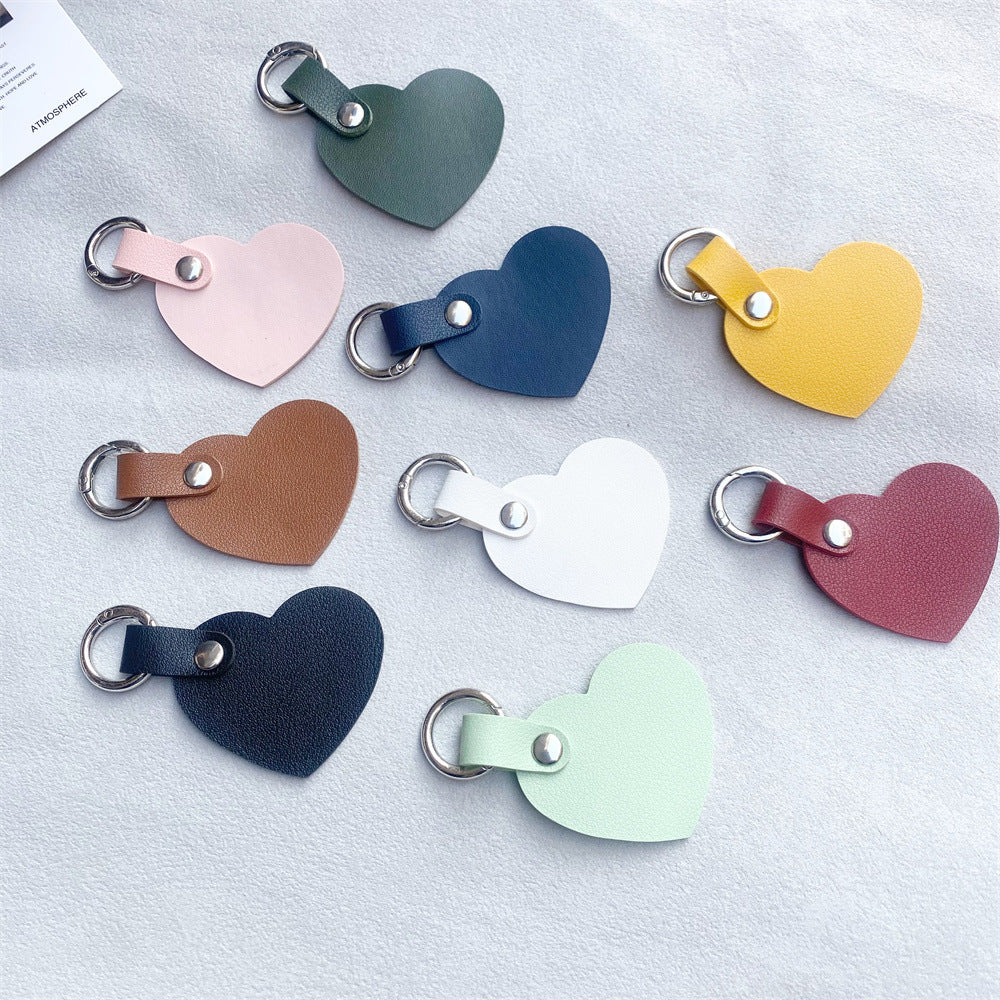 Leather Heart-Shaped Keychain Stornfield