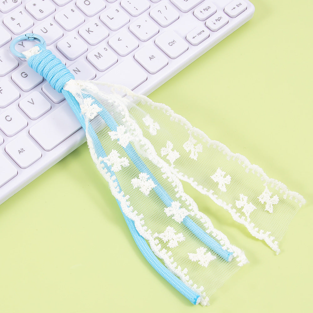 Elegant Lace Tassel Keychain Stornfield