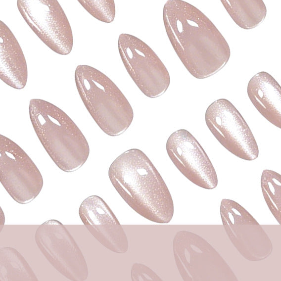 Elegant Almond-Shaped Gel Nail Enhancements Stornfield