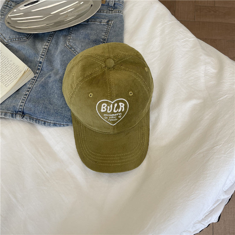 Women's Textured Corduroy Baseball Cap Stornfield