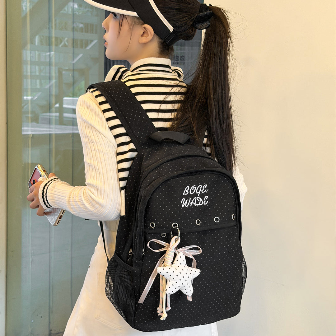 Polka Dot Casual Backpack Stornfield