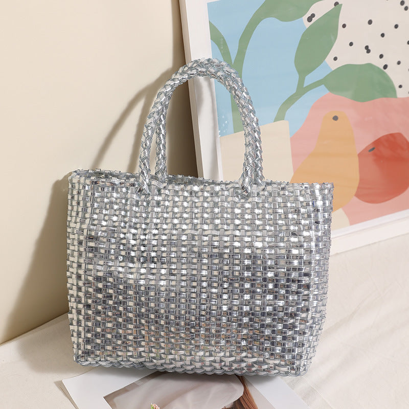 Handmade basket bag with innovative weaving technique Stornfield