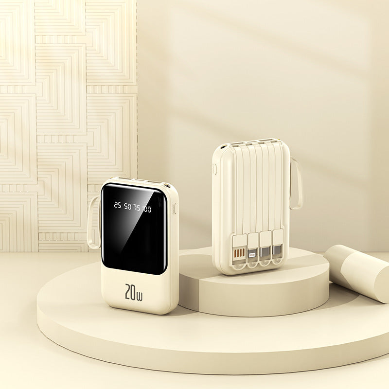 Portable power bank with state-of-the-art charging display and fast USB-C connection Stornfield