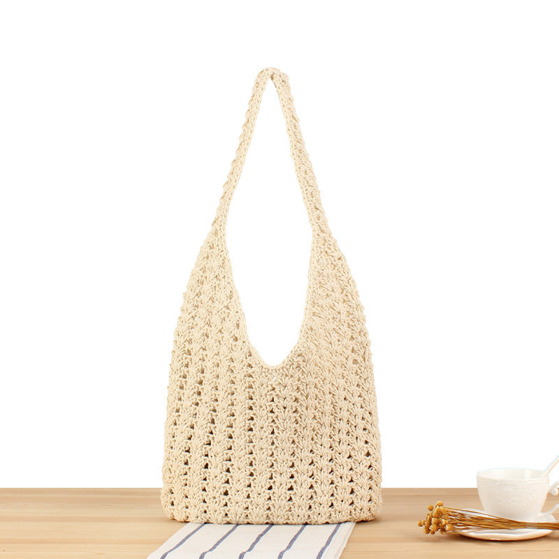 Handcrafted Shoulder Bag Made of Natural Weave Stornfield