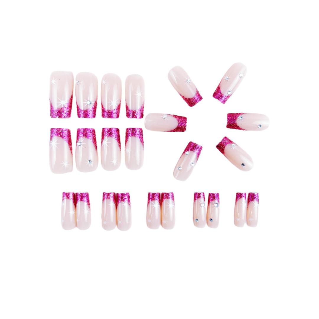 Sparkling Elegant Stiletto Nail Extensions Stornfield