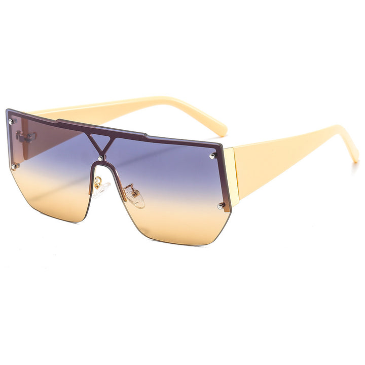 Women's fashionable oversized sunglasses with a unique geometric frame Stornfield