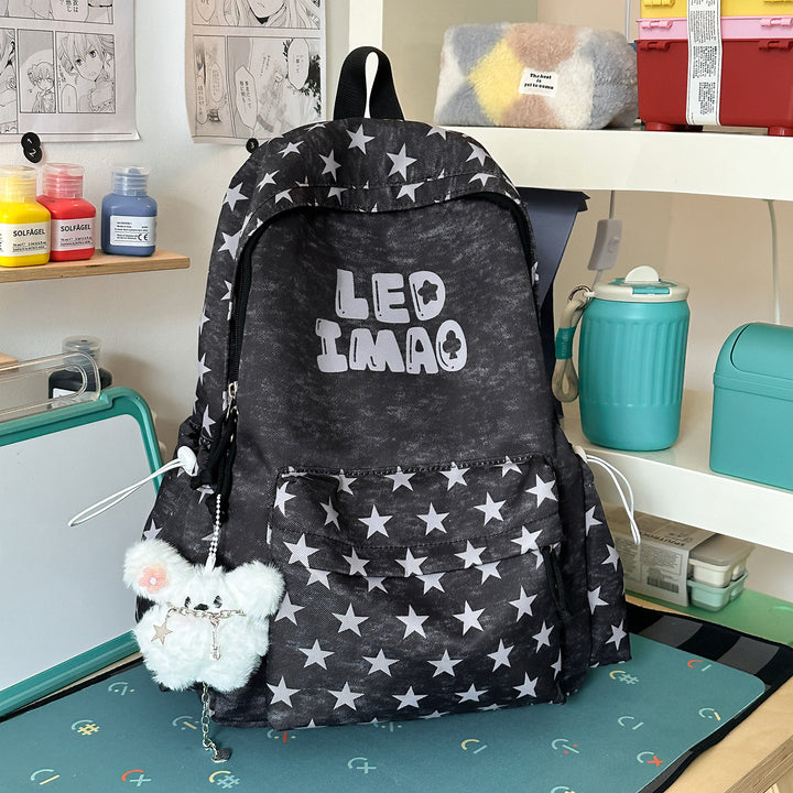 Fun Starry Patterned Backpack Stornfield