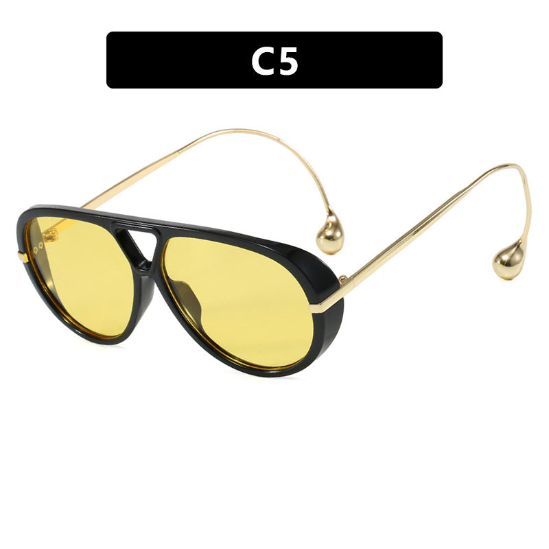 Women's stylish pilot sunglasses with luxurious metal frame Stornfield