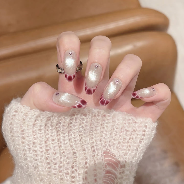Elegant Gel Press-On Nail Set Stornfield