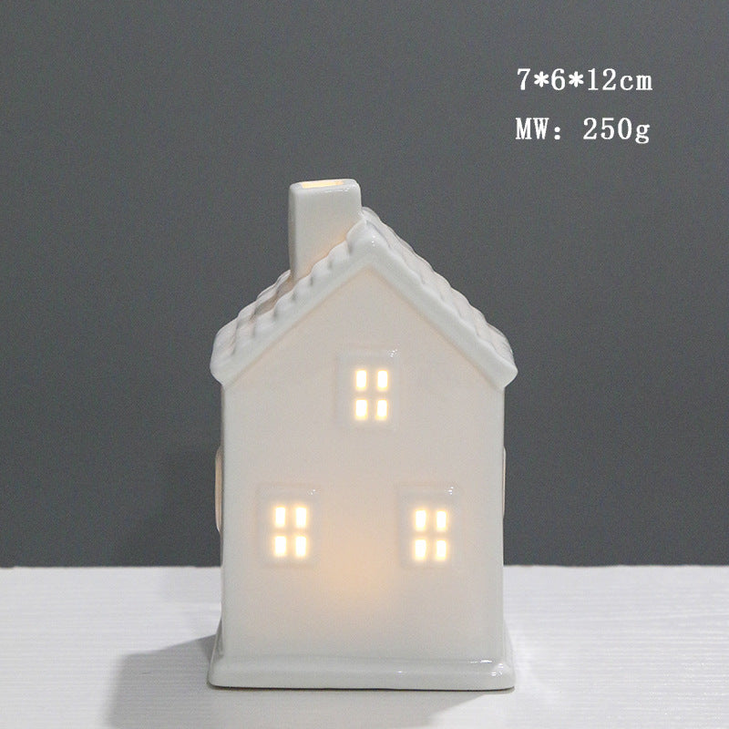 Ceramic House-Shaped Night Light Stornfeild