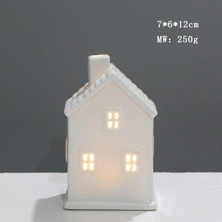 Ceramic House-Shaped Night Light Stornfeild