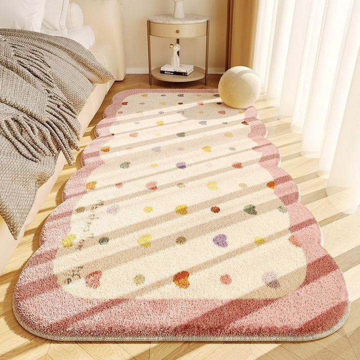 Whimsical Scalloped Decorative Area Rug