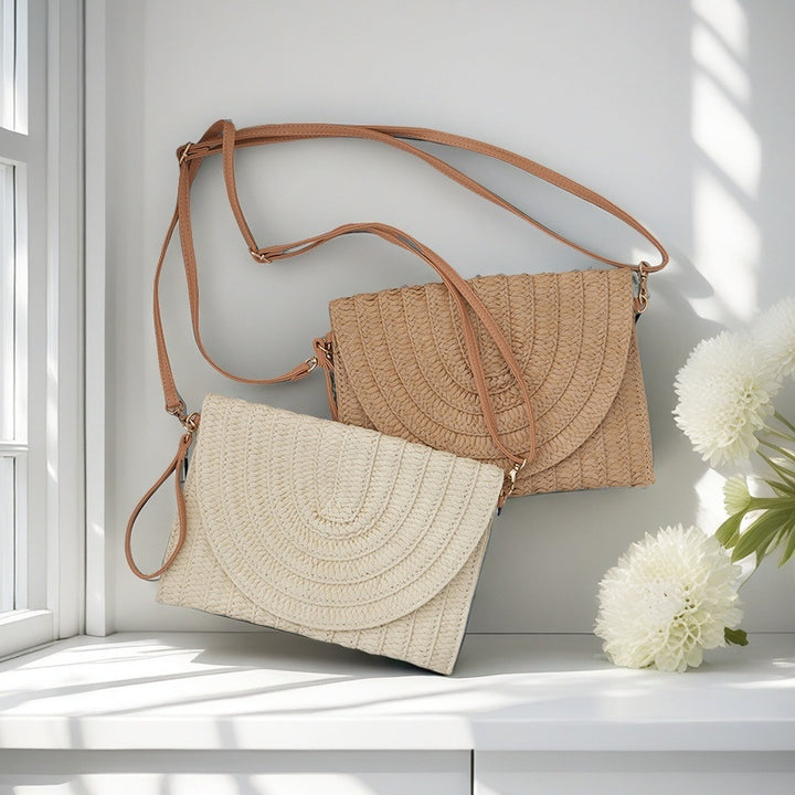 Woven Natural Material Crossbody Bag Stornfield