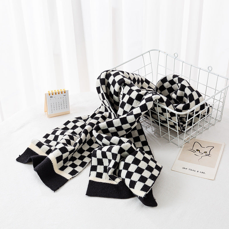 Women Stylish Check Scarf Stornfield