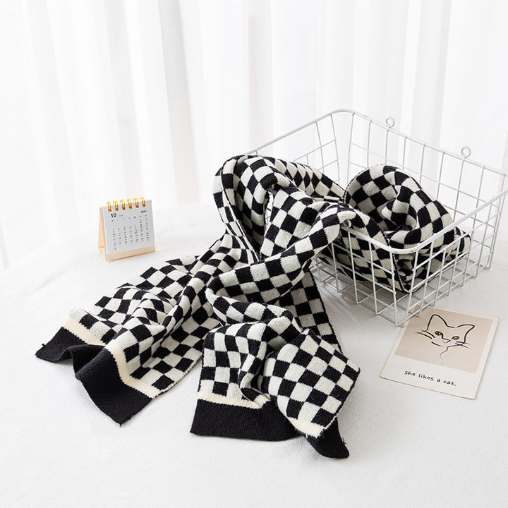 Women Stylish Check Scarf Stornfield